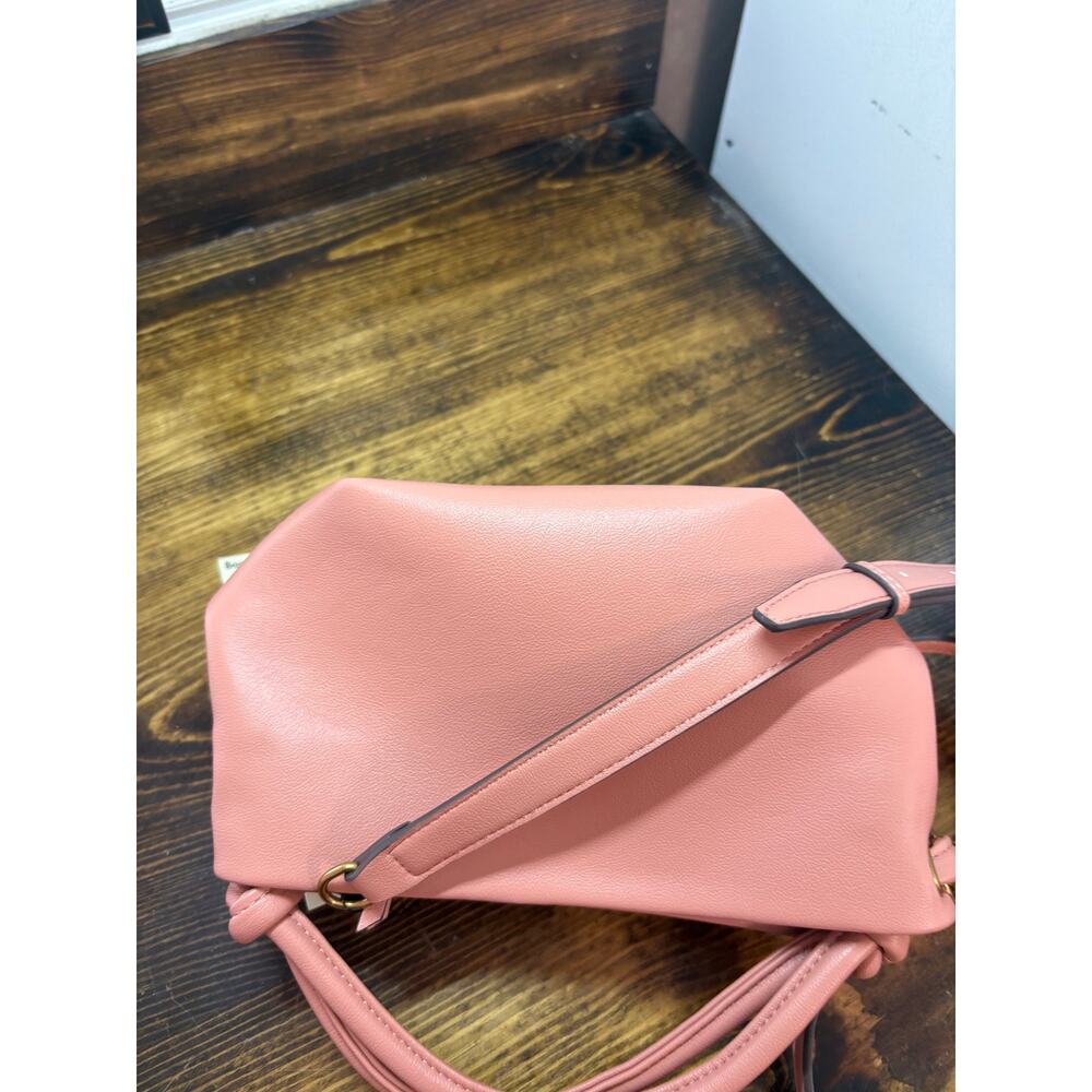 Scoop Pink Faux Leather Mini Satchel Bag And Bag Charm - Picture 4 of 6